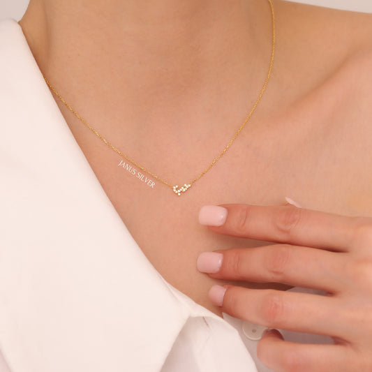 Arabic Love Necklace, 14k Gold Necklace, Arabic Calligraphy Necklace, Islamic Gift
