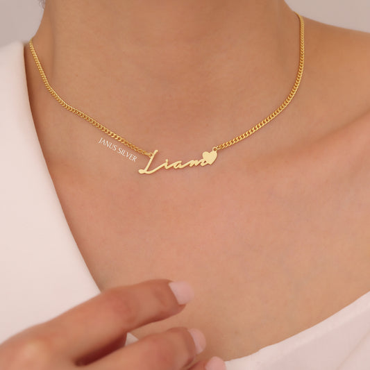 Personalized Gold Name Choker Necklace, Custom Name Necklace