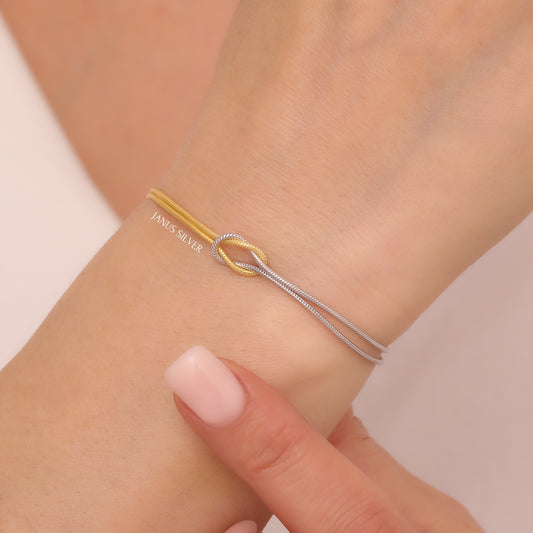 Love Knot Couples Bracelet, Matching Bracelets, Friendship Bracelet