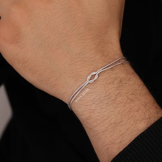 Love Knot Couples Bracelet, Matching Bracelets, Friendship Bracelet