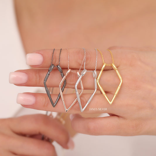 Ring Holder Necklace, 925 Sterling Silver Ring Keeper Necklace, Dainty Jewelry