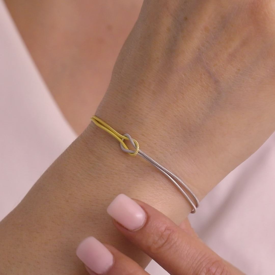 Love Knot Couples Bracelet, Matching Bracelets, Friendship Bracelet