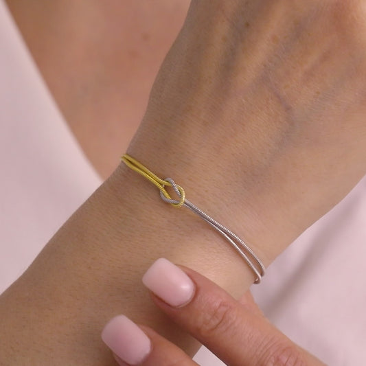 Love Knot Couples Bracelet, Matching Bracelets, Friendship Bracelet